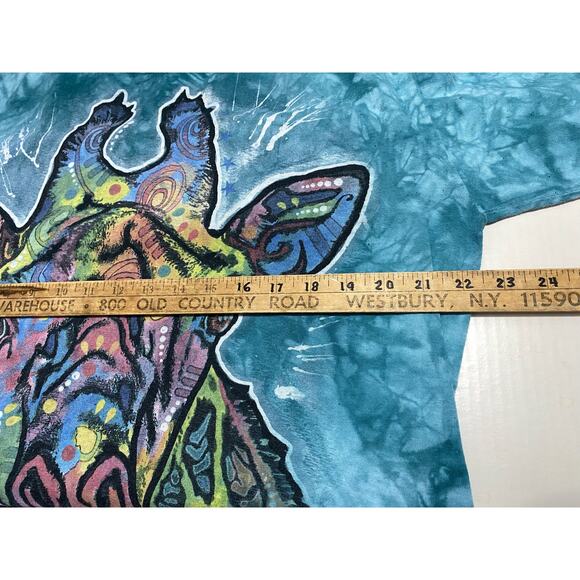 Rainforest Cafe The Mountain Tie Dye T Shirt Mens Sz Large 2014 Giraffe Tee - Picture 4 of 8